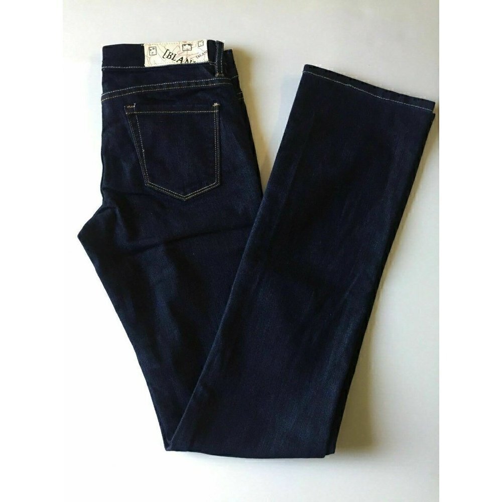 Blank Blue Denim Straight leg Low rise Jeans - Picture 4 of 10